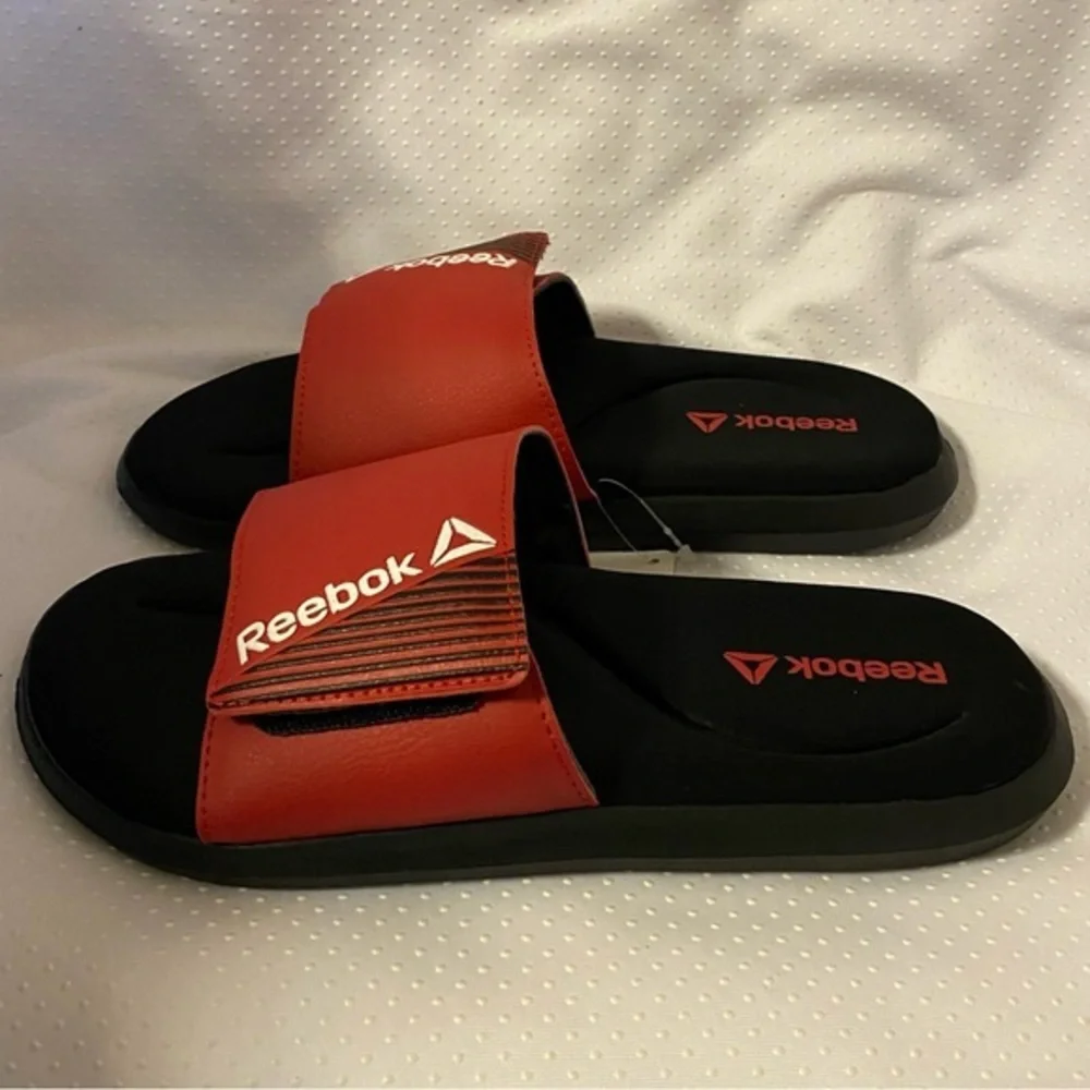 Reebok Shoes Sandals Boys Size 5 Slip On Slides New‎ Lightweight Adjustable